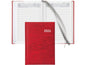 Biella Agenda commercial Exécutif rouge, 14.5 x 20.5 cm