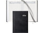 Biella Agenda commercial Exécutif Noir, 14.5 x 20.5 cm