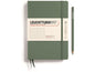 Leuchtturm Bloc-notes Medium A5, Pois, Vert olive