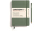 Leuchtturm Bloc-notes Medium A5, À lignes, Vert olive