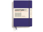 Leuchtturm Bloc-notes Medium A5, À carreaux, Bleu foncé