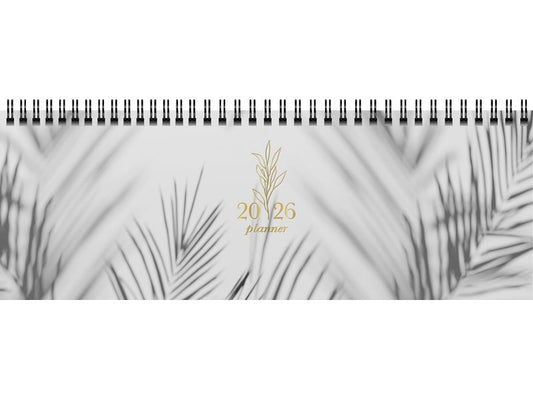 rido idé Calendriers de table Design Line 2026 Cloudy 297 x 105 mm