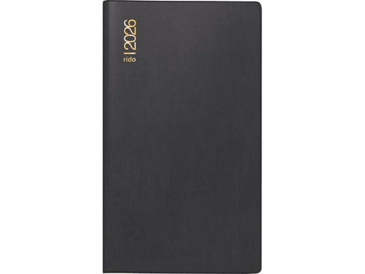 rido idé Agenda tascabile d15 2026, Noir