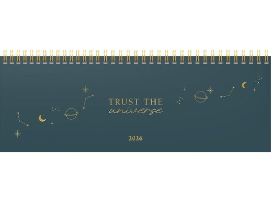 rido idé Calendriers de table Design Line 2026 Universe 297 x 105 mm