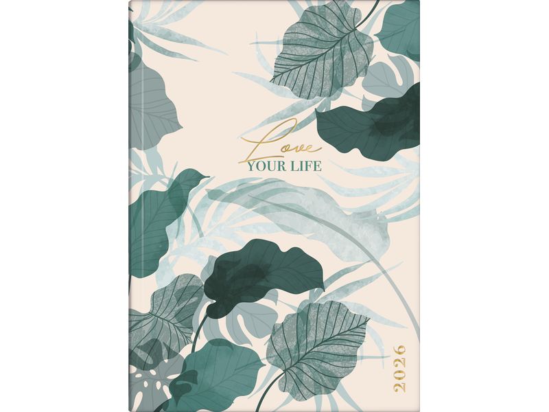 rido idé Agenda journalier  Design Line Love Your Life 2026