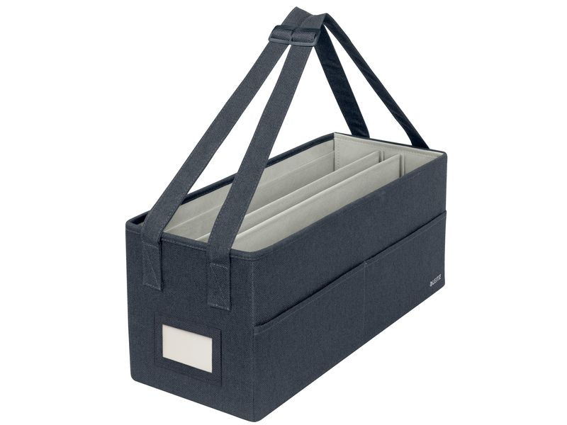 Leitz Boîte pliante Fabric Desksharing Boîte de rangement Gris foncé