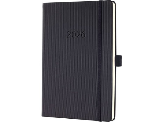 Sigel Agenda hebdomadaire Conceptum 2026, Noir