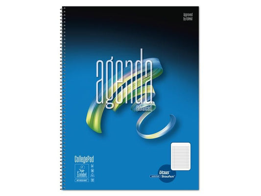 Ursusgreen Bloc-notes Agenda Spiral A4, 80 feuilles, quadrillé