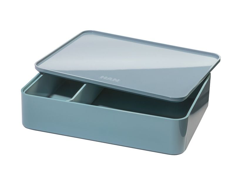HAN Boîte à tiroirs Bleu