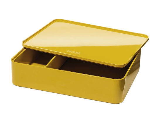 HAN Boîte à tiroirs Jaune