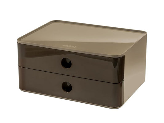 HAN Boîte à tiroirs Allison Smart-Box Plus 2 tiroirs, marron