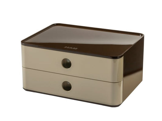 HAN Boîte à tiroirs Allison Smart-Box Plus 2 tiroirs, Sahara