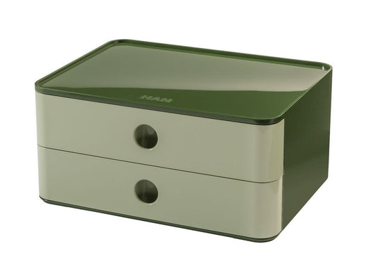 HAN Boîte à tiroirs Allison Smart-Box Plus 2 tiroirs, vert clair