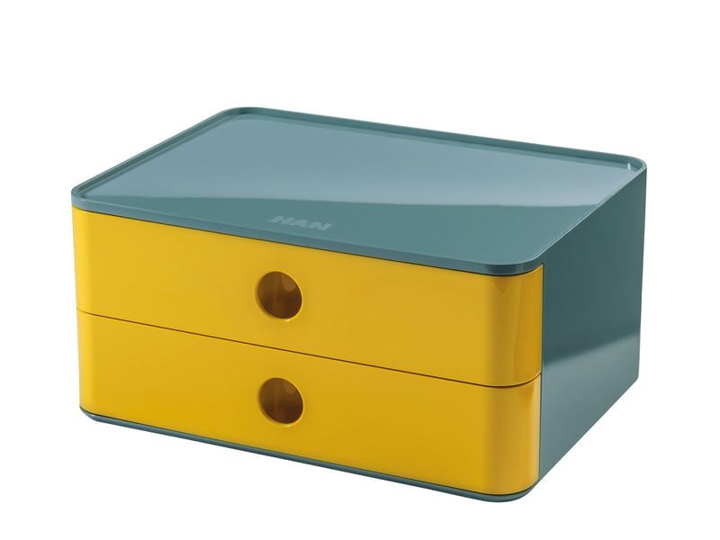 HAN Boîte à tiroirs Allison Smart-Box Plus 2 tiroirs, jaune