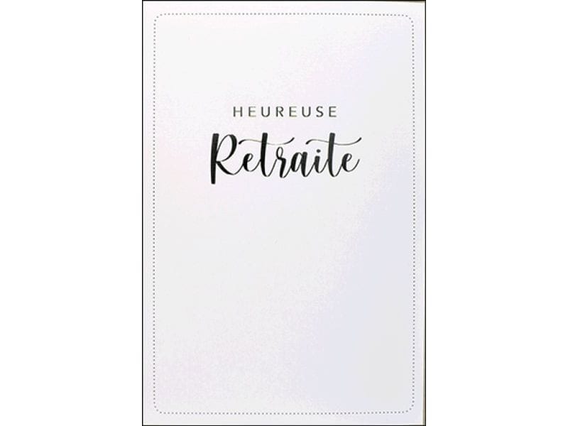 ABC Carte de félicitations Retraite B6