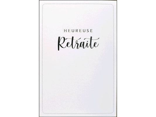 ABC Carte de félicitations Retraite B6