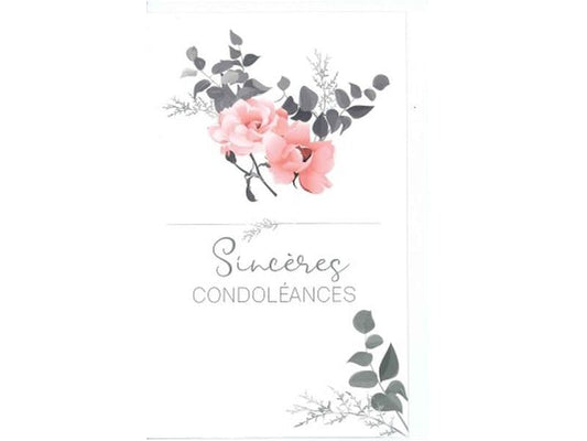 ABC Carte de condoléances B6