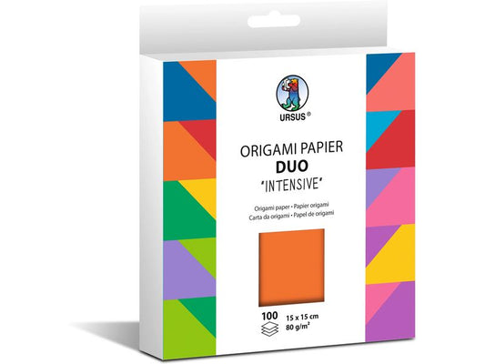 URSUS Feuilles origami Intesiv 10 x 15 cm, 80 g/m²,  100 Pièce/s