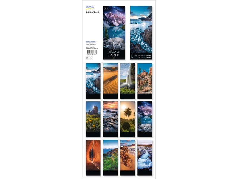 Korsch Verlag Calendrier illustré Spirit of Earth 2026