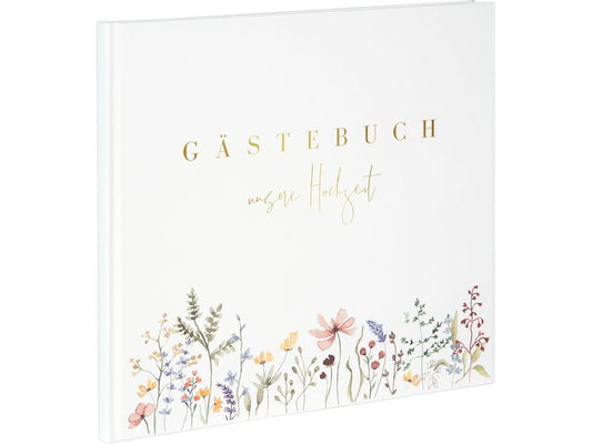 Goldbuch Livre d’or Amour des fleurs 24.5 x 22.5 cm, 100 pages