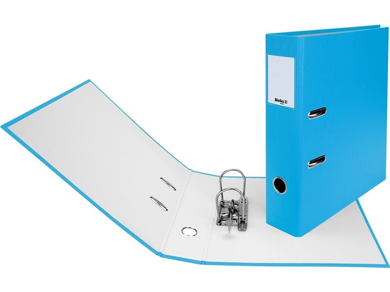 Biella Dossier Plasticolor A4 7 cm, Bleu clair