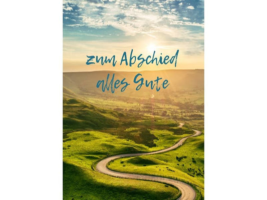 Cart Carte de félicitations un bon départ A4