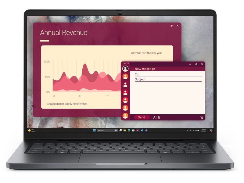 Dell Ordinateur portable Pro 14 (C5-120U, 16GB, 512GB SSD)