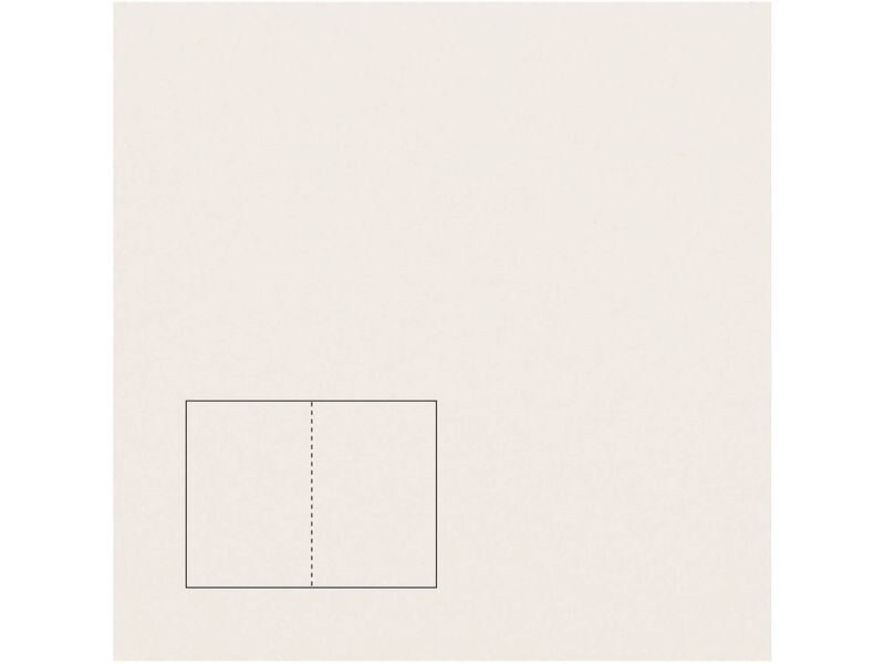 Rico Design Paper Poetry Essentials Carte à volet A5, ivoire