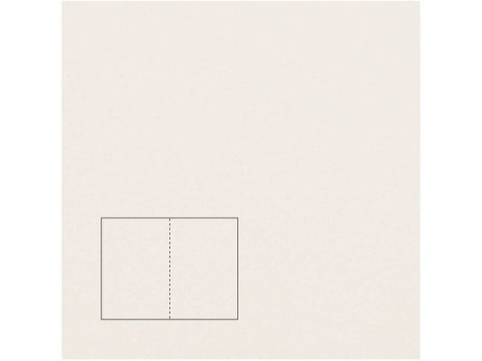 Rico Design Paper Poetry Essentials Carte à volet A5, ivoire