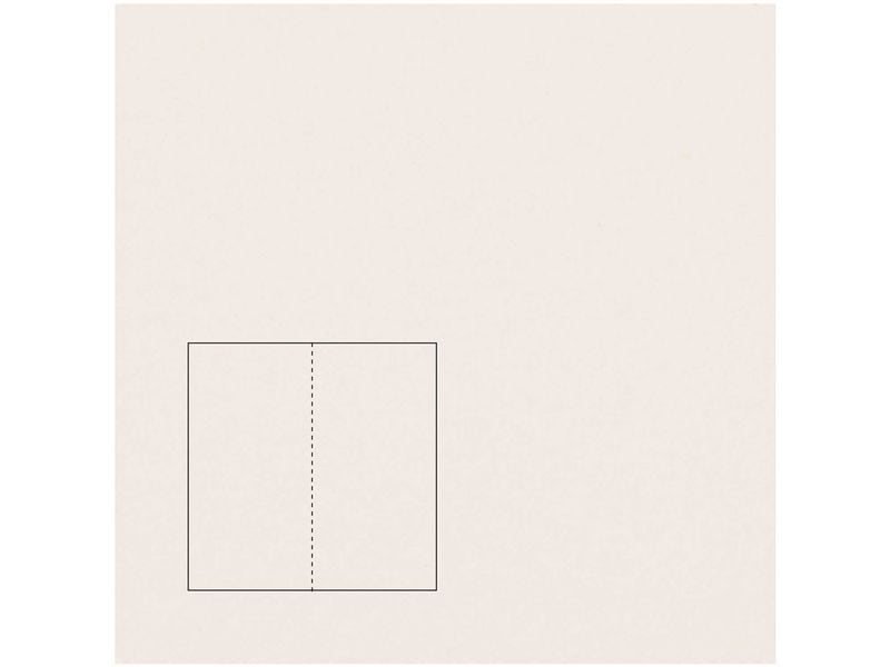 Rico Design Paper Poetry Essentials DL Carte à volet A6, ivoire