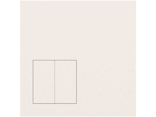 Rico Design Paper Poetry Essentials DL Carte à volet A6, ivoire