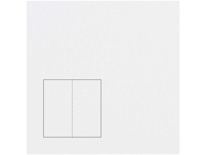 Rico Design Paper Poetry Essentials DL Carte à volet A6, extra-blanc
