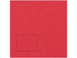 Rico Design Paper Poetry Essentials Carte à volet A5, rouge