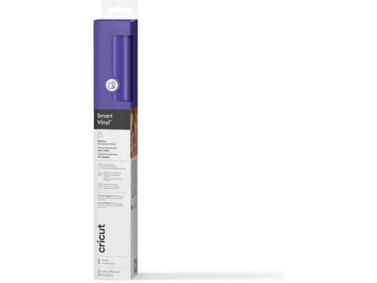 Cricut Film de vinyle Smart Permanent 33 x 91.4 cm, 1 Pièce/s, Violet