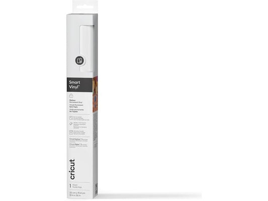 Cricut Film de vinyle Smart Permanent 33 x 91.4 cm, 1 Pièce/s, Blanc