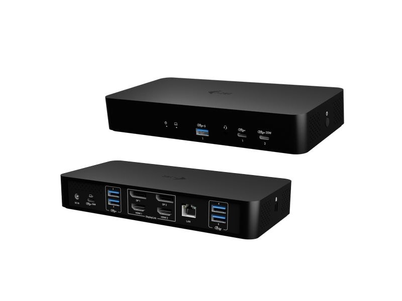 i-tec Station d'accueil USB-C Intelligent 2x 4K, PD 100 W