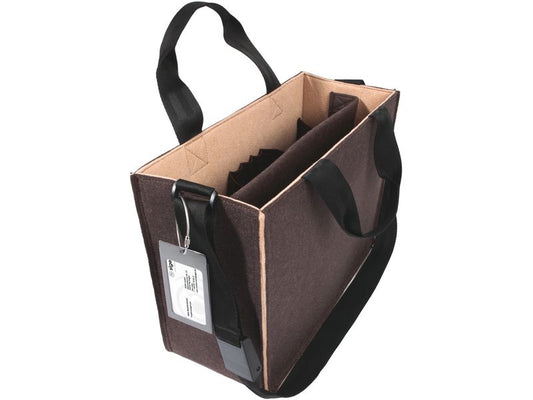 Sigel Desk Sharing Bag Bicolor M, marron/beige 15.4