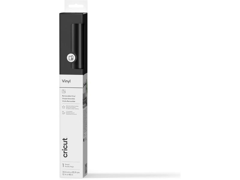 Cricut Film de vinyle repositionnable 30.5 x 122 cm, 1 Pièce/s, Noir