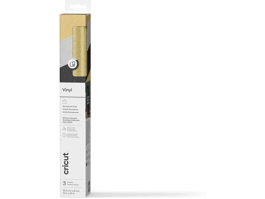 Cricut Film de vinyle Pack d'échantillons permanents Brillance 30.5 x 61 cm