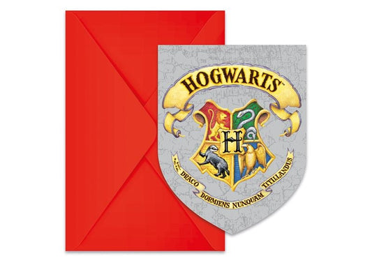 Amscan Carte de félicitations Harry Potter 6 pièces