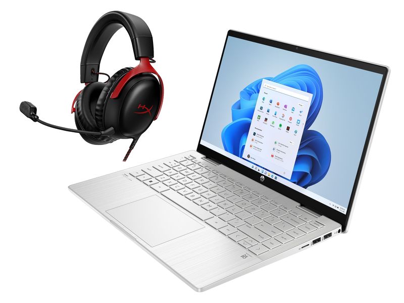 HP Ordinateur portable Pavilion x360 14-ek2508nz y compris casque gratuit