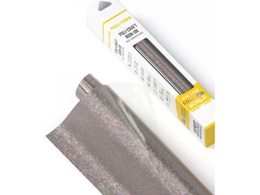 Poli-Tape Film thermocollant Pearl Glitter, 30.5 x 61 cm, multicolore