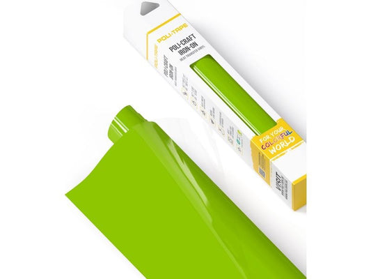 Poli-Tape Film thermocollant Poli-Flex turbo, 30.5 x 122 cm, vert pomme