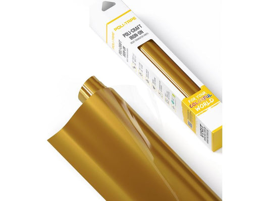 Poli-Tape Film thermocollant Poli-Flex turbo, 30.5 x 122 cm, or brillant