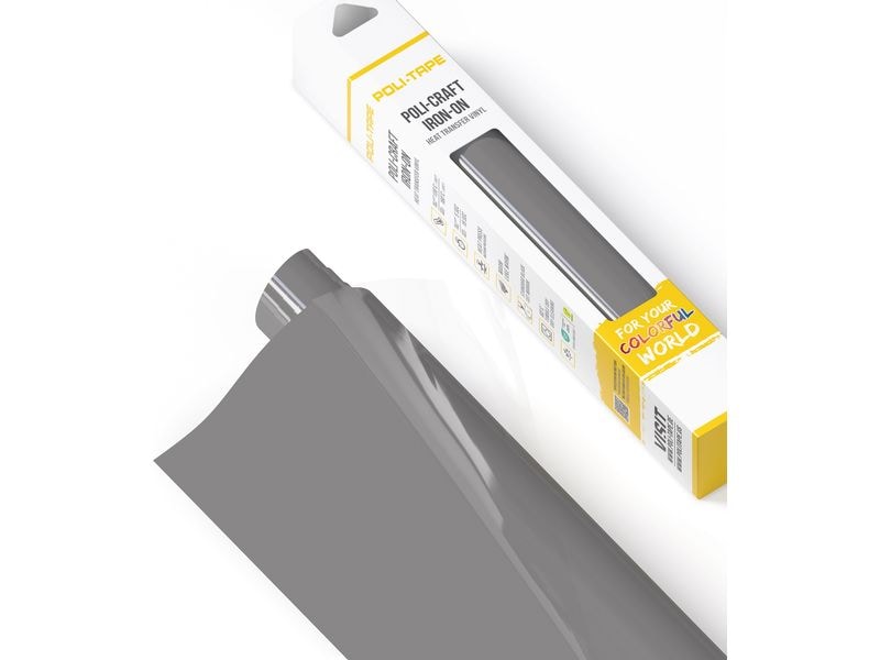 Poli-Tape Film thermocollant Poli-Flex turbo, 30.5 x 122 cm, gris