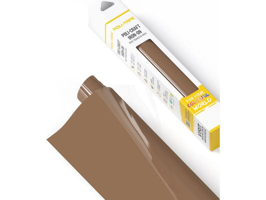 Poli-Tape Film thermocollant Poli-Flex turbo, 30.5 x 122 cm, café