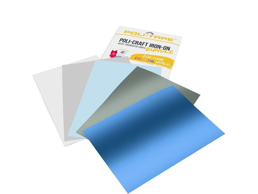 Poli-Tape Film thermocollant Hiver A4, multicolore, 5 pièces