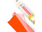 Poli-Tape Film thermocollant Tubitherm Flock, 30.5 x 61 cm, néon orange