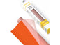 Poli-Tape Film thermocollant Tubitherm Flock, 30.5 x 61 cm, orange
