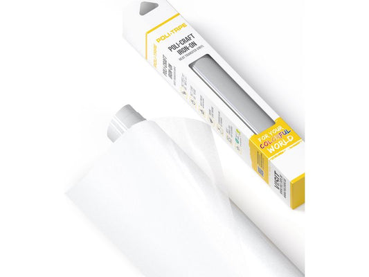Poli-Tape Film thermocollant Tubitherm Flock, 30.5 x 61 cm, blanc mat